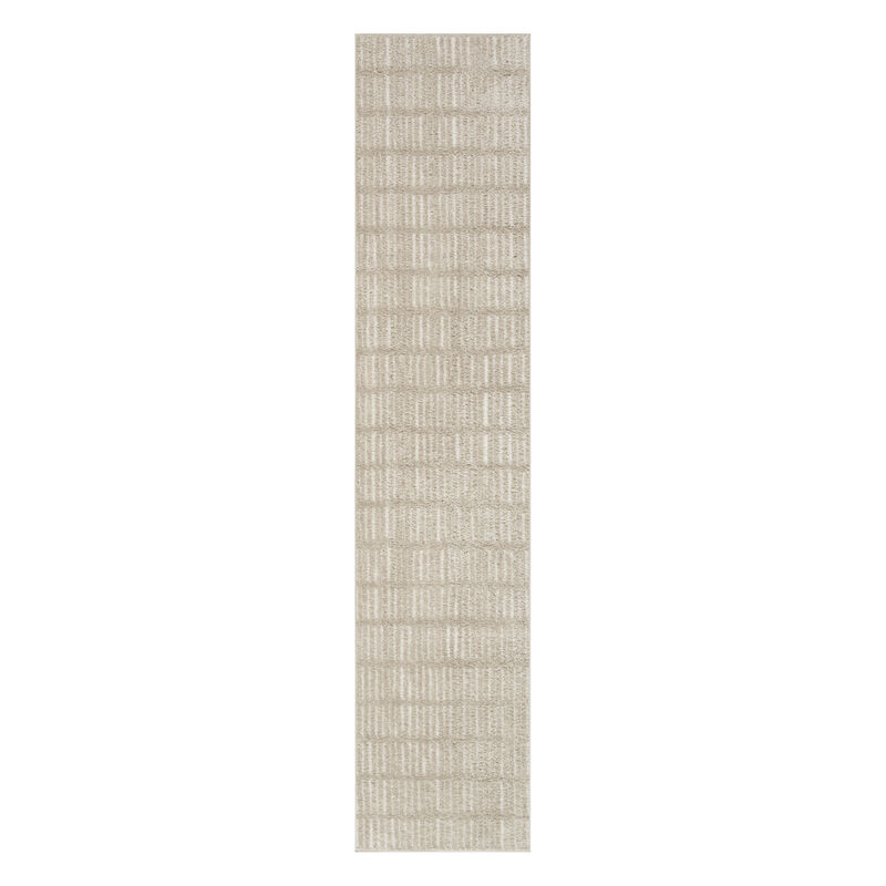 HomeRoots Geometric Runner Rug image number 0