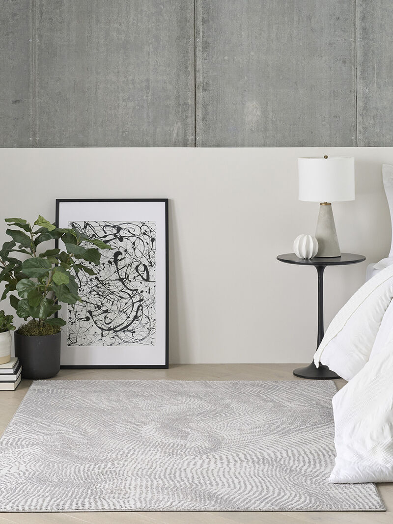 Central Park West CEP01 Gray 6' x 9' Rug