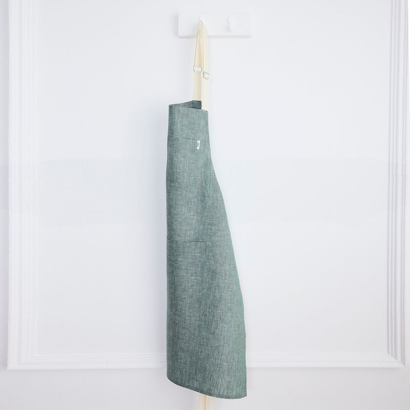 Solino Home 100% Pure Linen Apron - Kitchen Linen image number 2