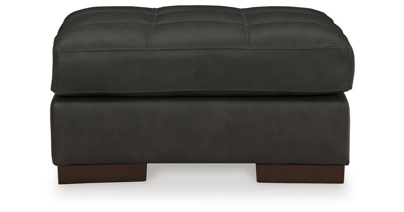 Luigi Leather Ottoman image number 2