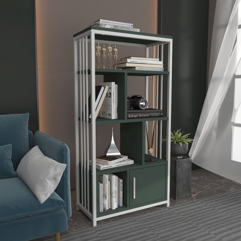 Decorotika Valero Bookcase Silva White