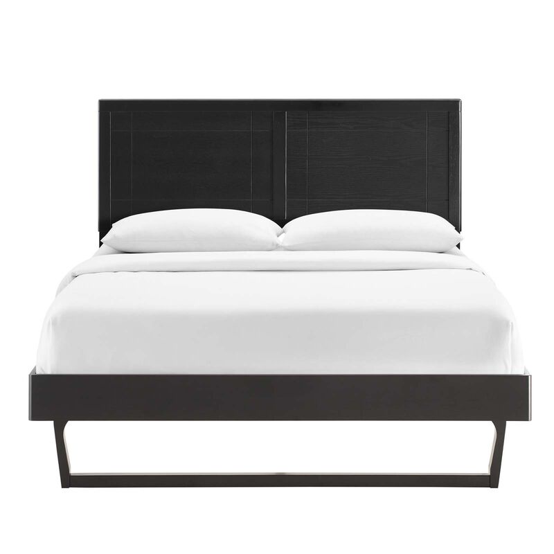 Modway - Marlee Full Wood Platform Bed with Angular Frame image number 4