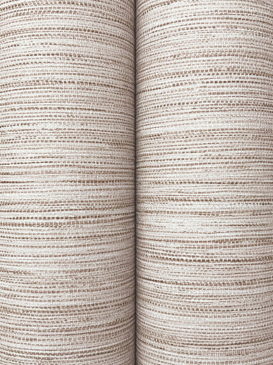 Mystic Taupe Faux Grasscloth Wallpaper (Set of 2)
