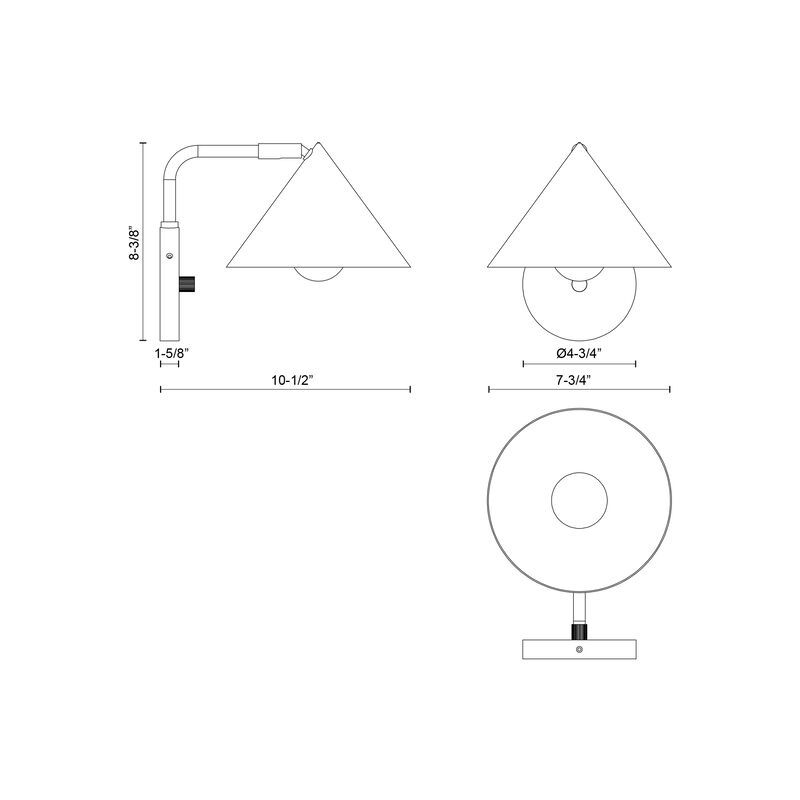 Remy 7-in 1 Light Damp-Rated Wall/Vanity Light image number 6