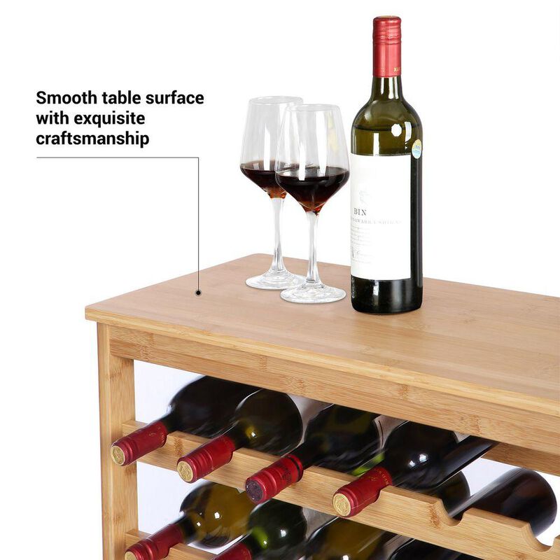 Free-Standing Floor Wine Rack - Stylish and Functional Storage Solution for Your Wine Collection