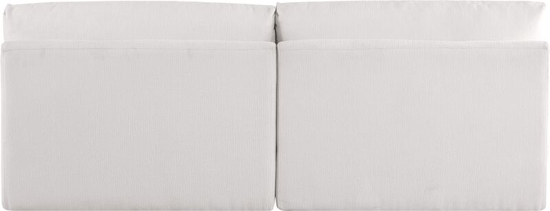 Meridian Furniture Ease Cream Polyester Fabric Modular Sofa image number 2