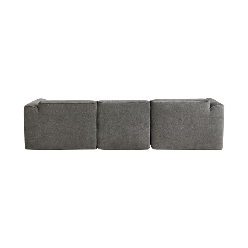 Laptle double-needle cut velvet sofa image number 8