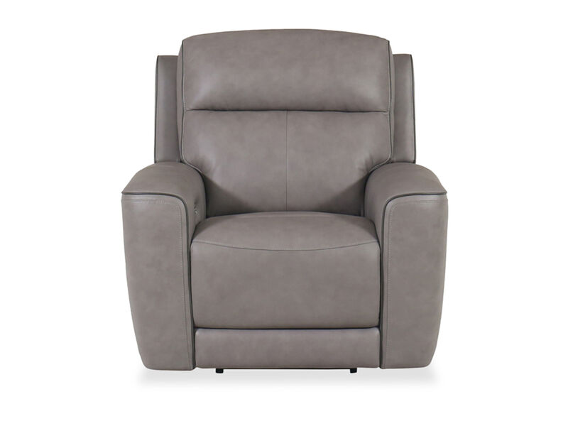 5Z-Relaxation Dual Power Leather Recliner image number 0