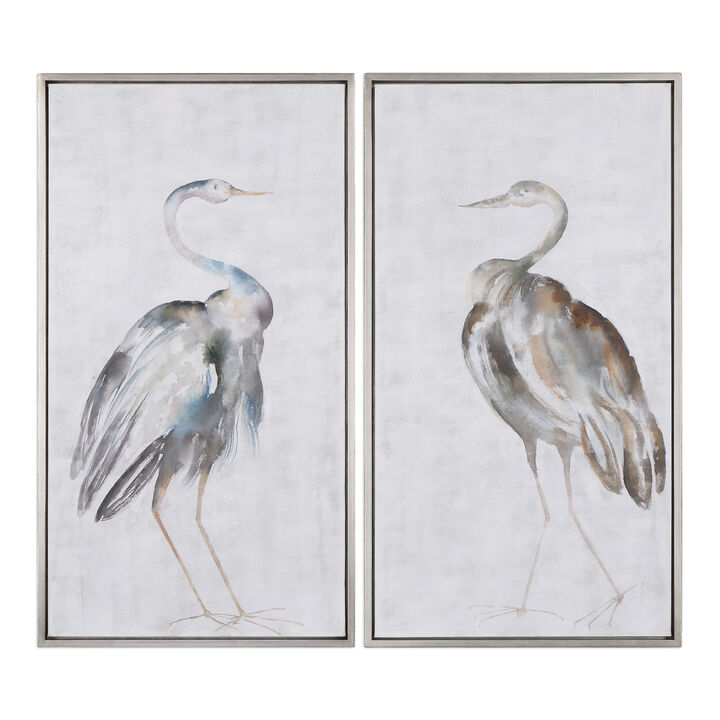 Summer Birds Framed Art (Set of 2)