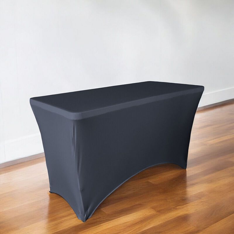 Stretch Fit Rectangular Spandex Tablecloth for Parties and Dining Tables image number 1