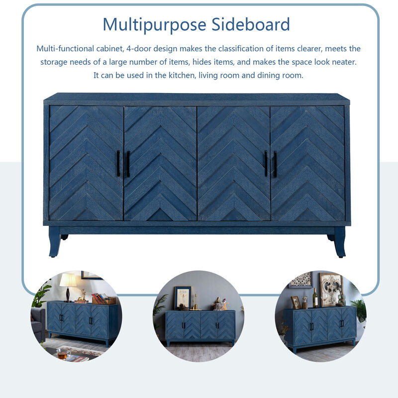 Thickened Lacquered Sideboard image number 2
