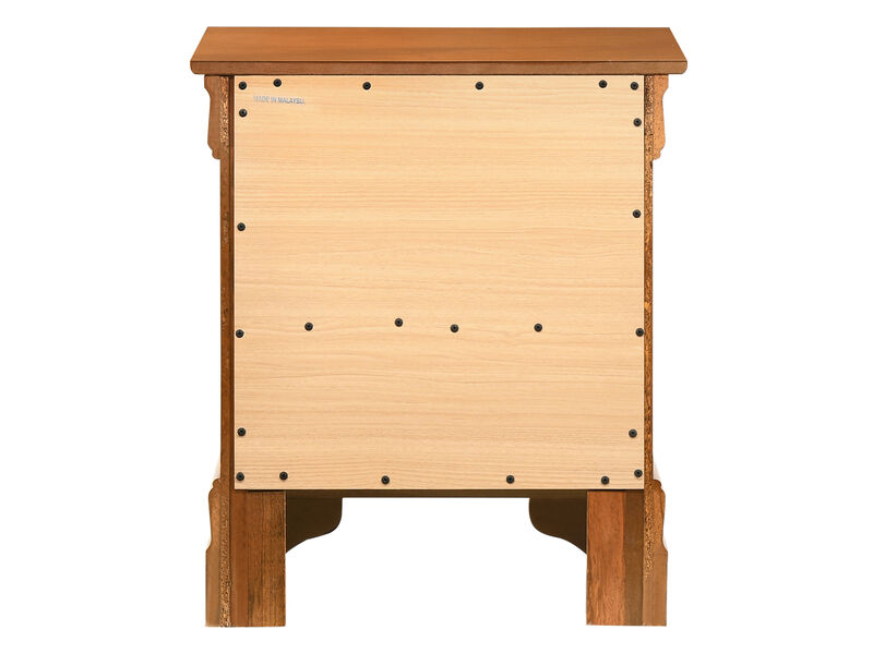 Louis Philippe 2-Drawer Nightstand (24 in. H X 21 in. W X 16 in. D) image number 4