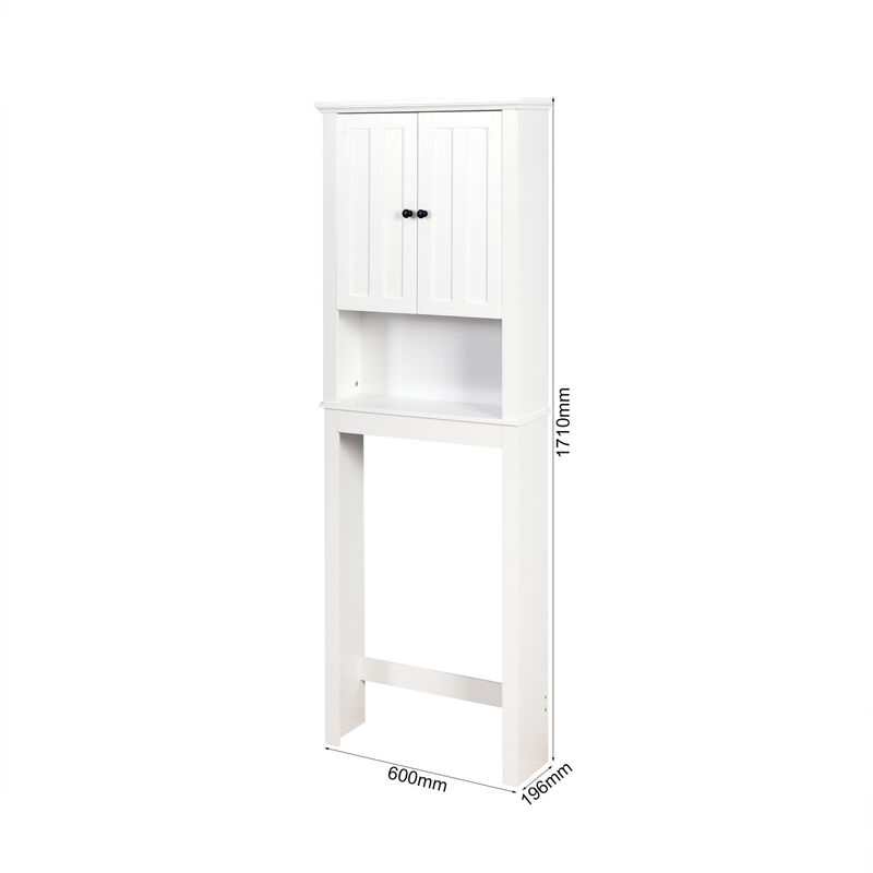 Streamdale Wooden Over-Toilet Storage Cabinet with Adjustable Shelf image number 0