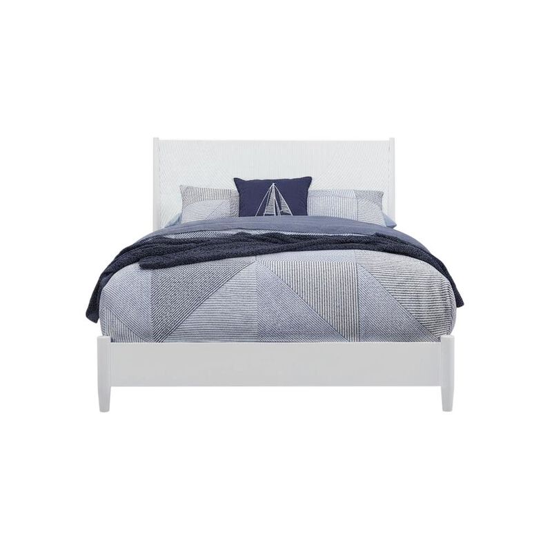 Alpine Furniture Tranquility Full Panel Bed, White image number 4