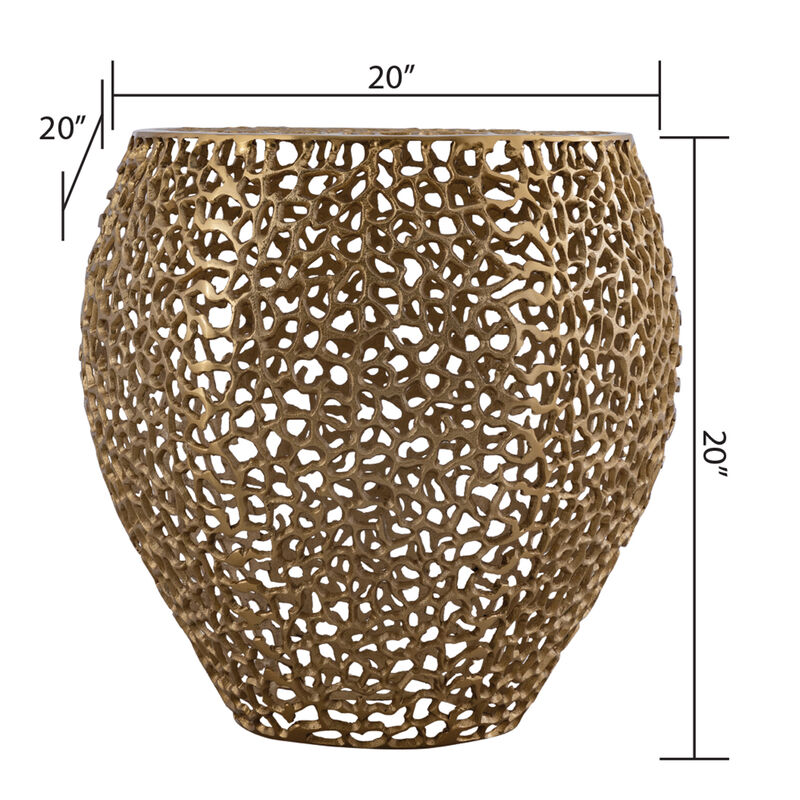 Nuvessique Open-Mesh End Table image number 2