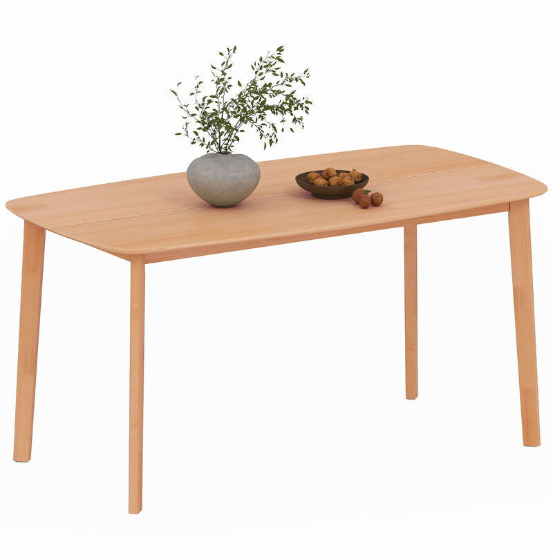 Hivvago Rectangular Dining Table for 6 with Large Tabletop image number 1