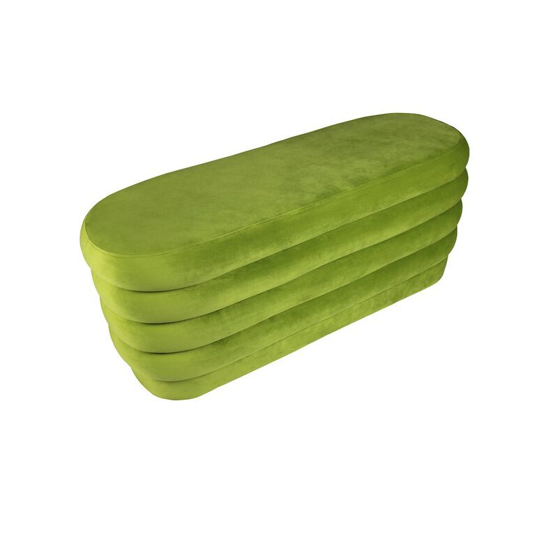 Alex Hamilton Thor Oval Ottoman in Fern