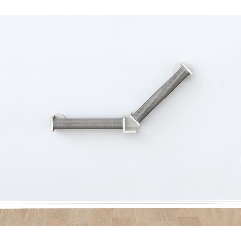 TRIXIE Wall Set 4 Wall Mounted Cat Perch System with 2 Sisal Scratching Posts image number 0