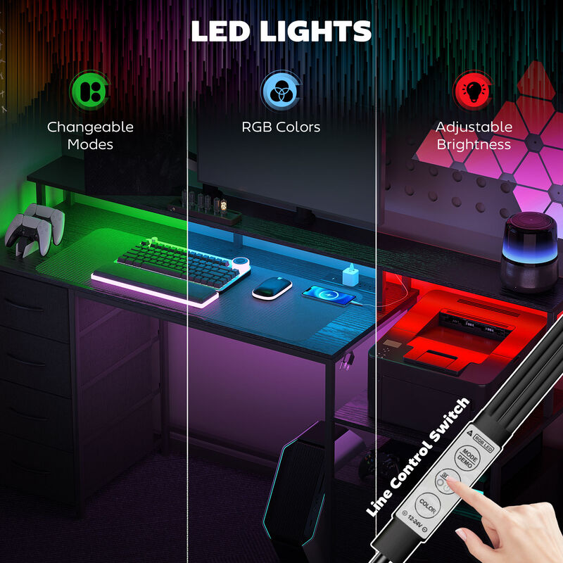 Modern computer desk - Stylish and functional design for home office or workspace