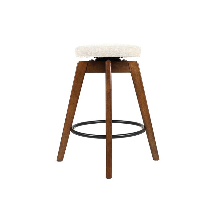 Swivel Counter Stool - Walnut