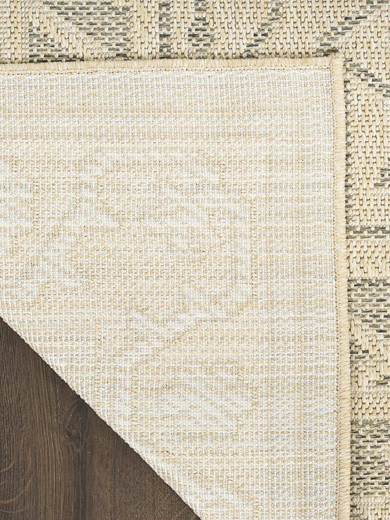 Tulum TLM05 Taupe/Olive 2'2" x 10' Rug image number 2