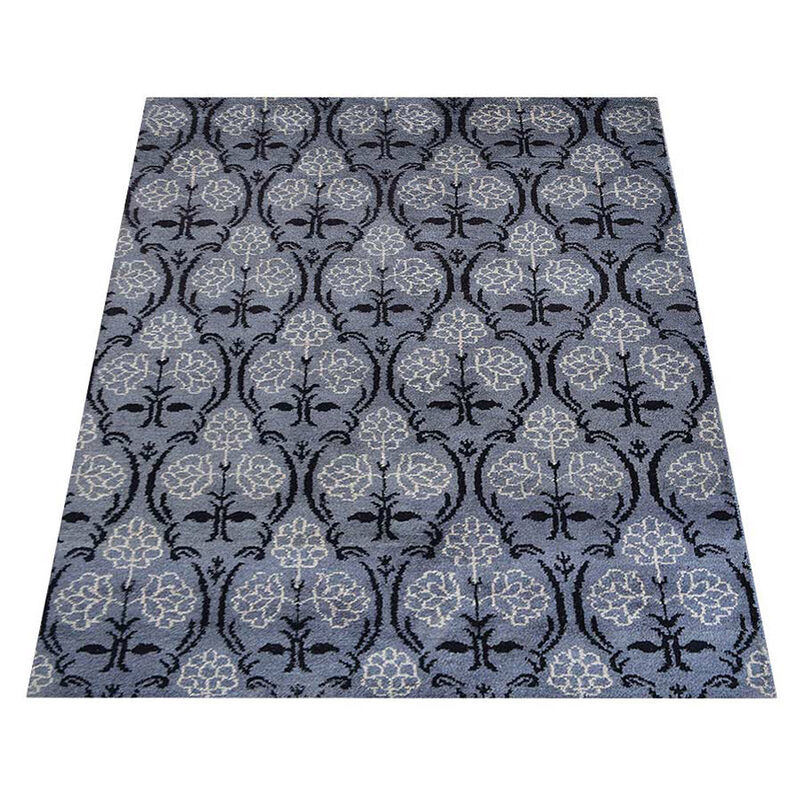 Rugsotic Carpets Hand Knotted Silk Size Area Rug Floral Size NS1221 image number 2