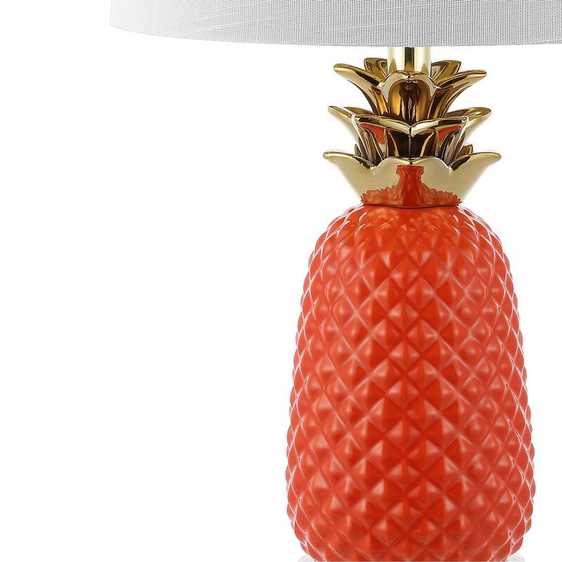 Pineapple Ceramic LED Table Lamp