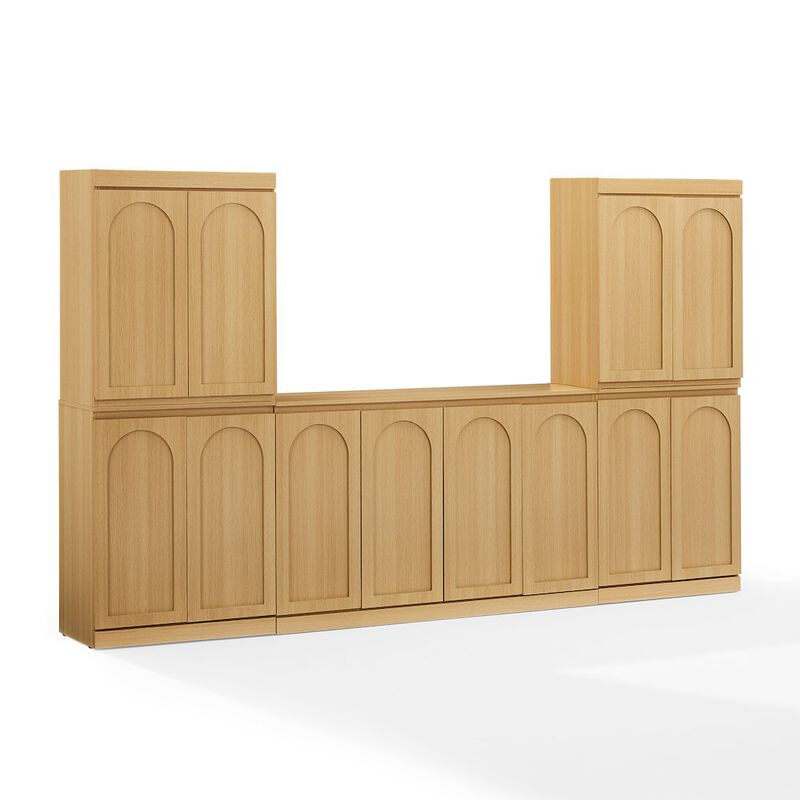Marco 3-Piece Entertainment Center Ash - Sideboard & 2 Pantries