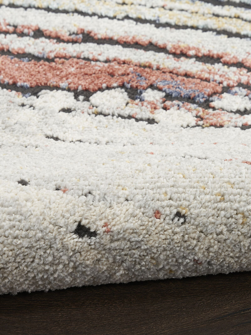 Motion MTT01 Ivory/Multicolor 5'3" x 7' Rug