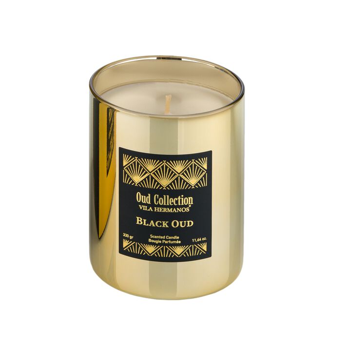 Candle in Jar OUD COLLECTION Black Oud Gold Jar 330gr
