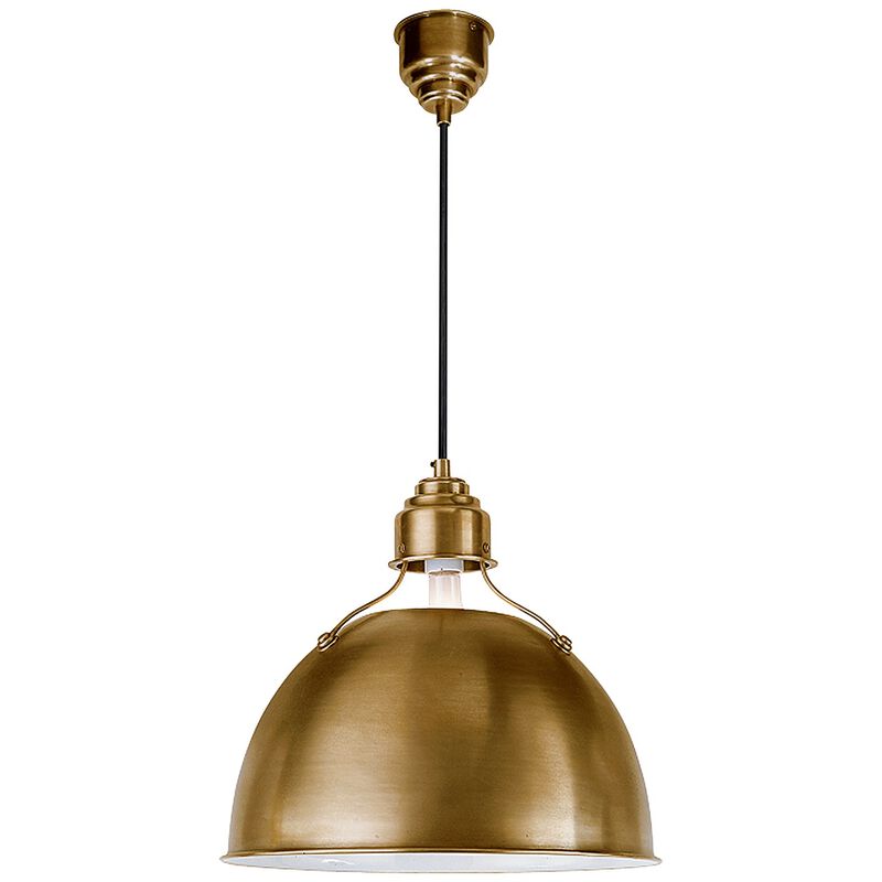 Eugene Medium Brass Pendant