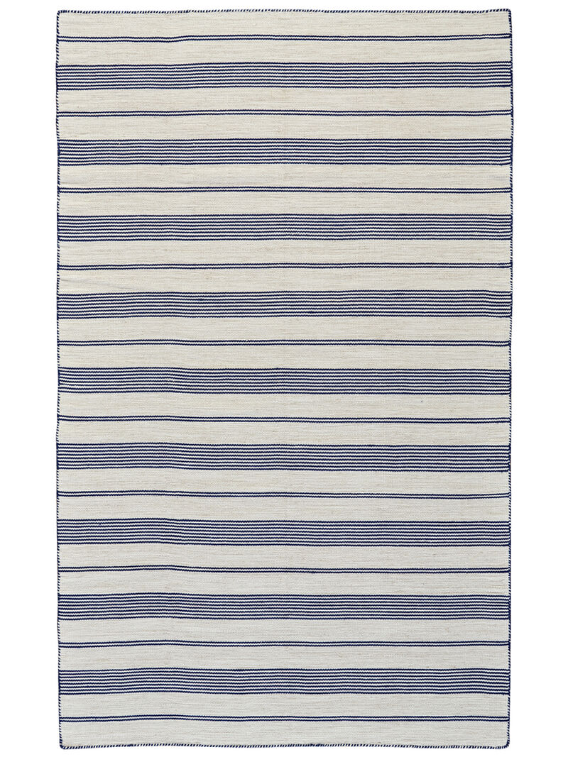 Duprine 0560F White/Ivory/Blue 5' x 8' Rug