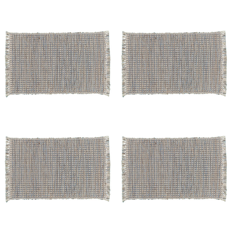 Park Designs Sandy Shores Grey Blue Placemat Set of 4 image number 0