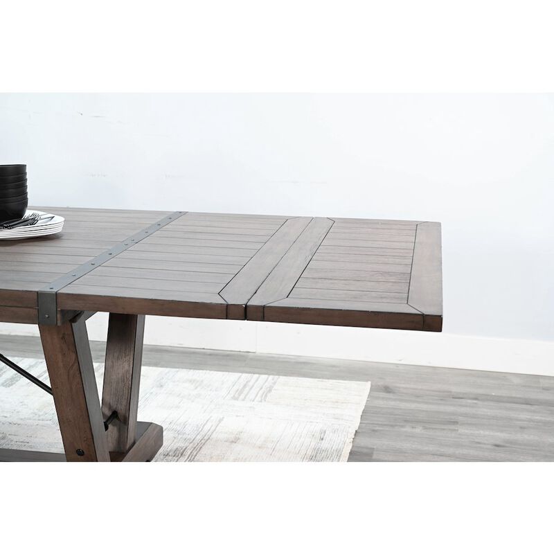 Sunny Designs Yellowstone Extension Table with Folding Leaves image number 3