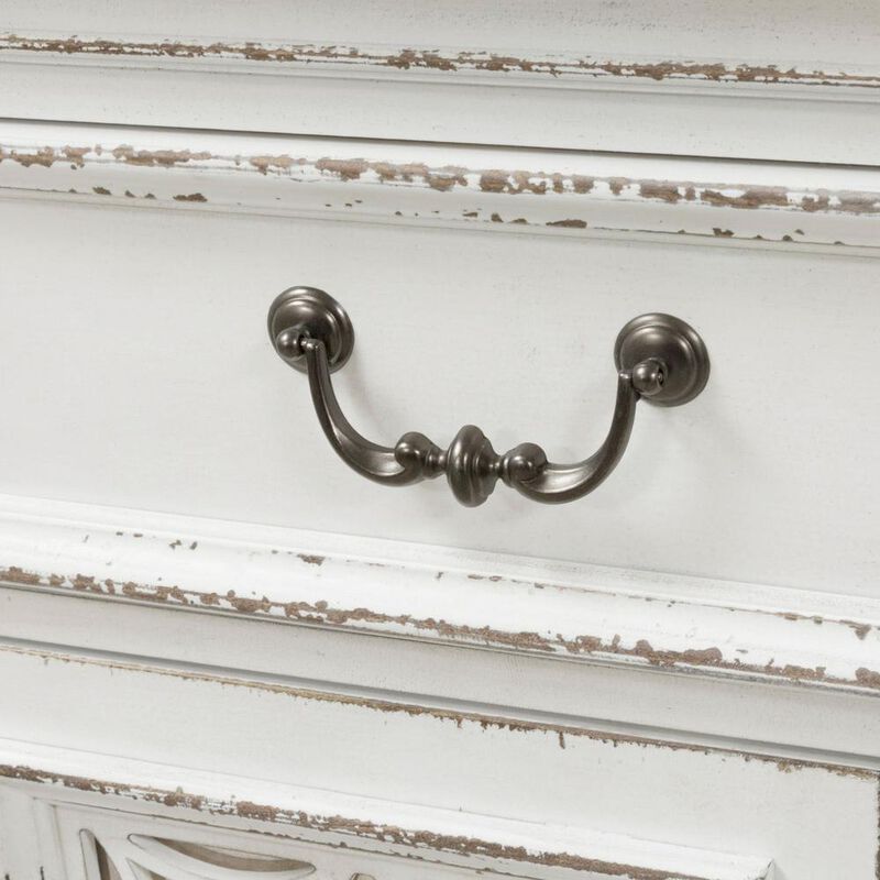 Liberty Furniture Magnolia Manor Hall Buffet in Antique White image number 1