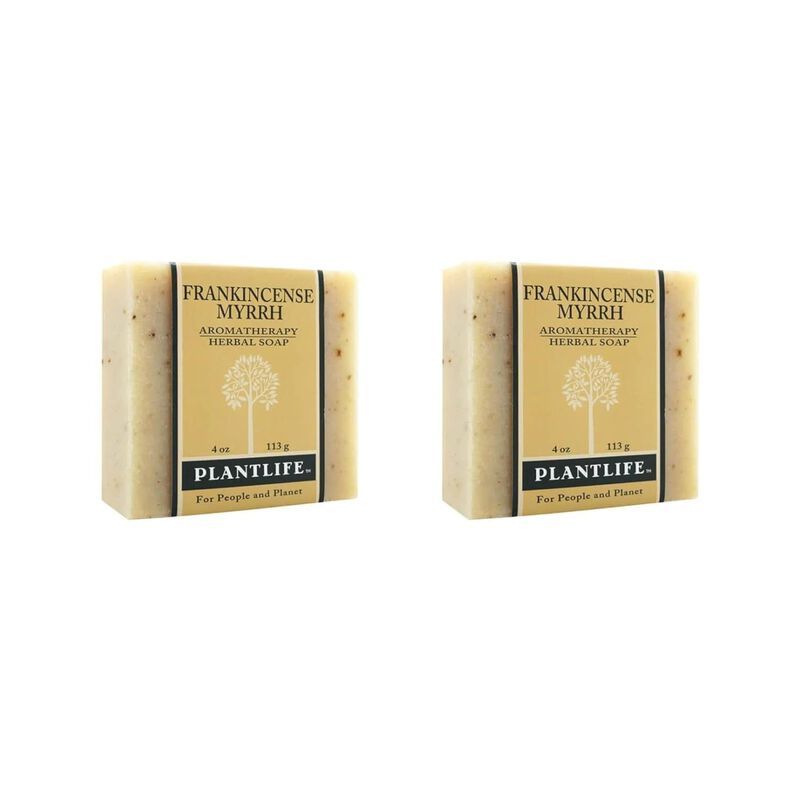Plantlife Bar Soap - Frankincense Myrrh 2 Pack image number 2