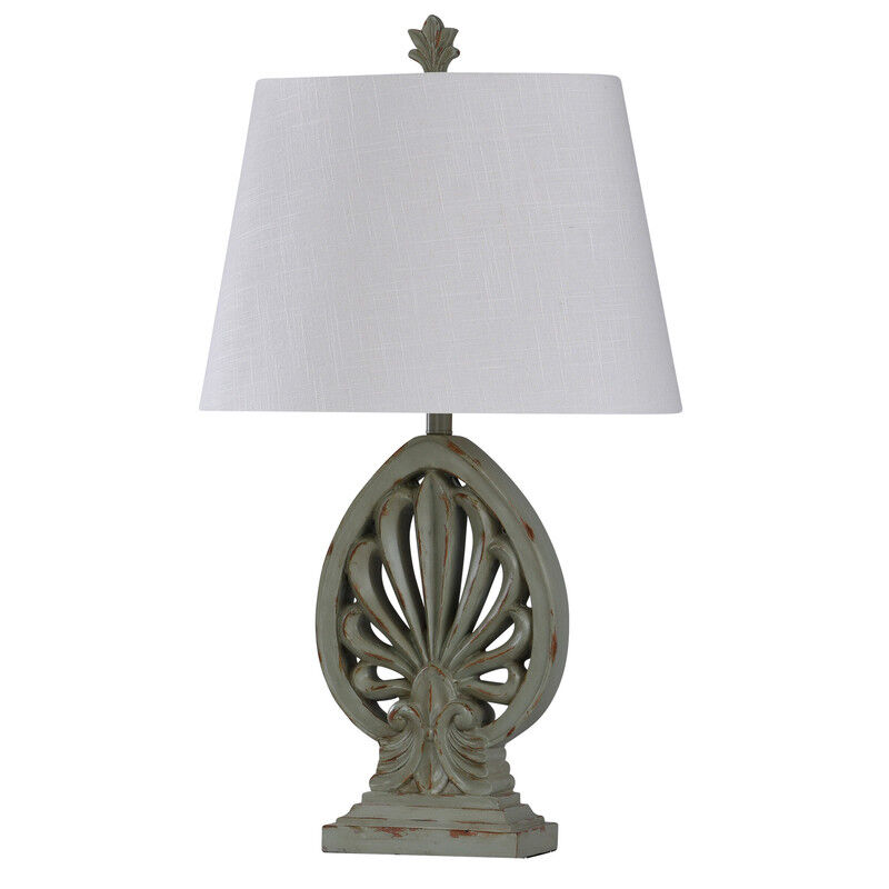 The Savannah Carved Table Lamp