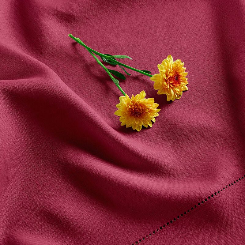 Linen Tablecloth - Classic Hemstitch