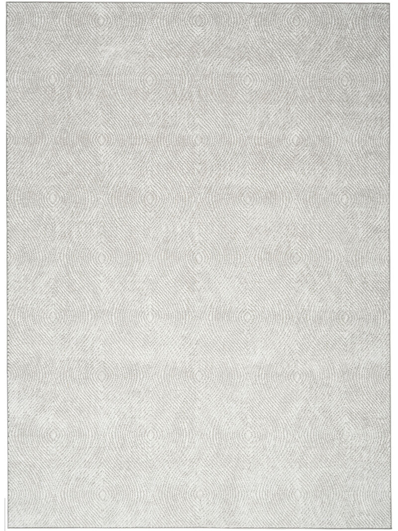 Dew DEW03 Silver 5'3" x 7' Rug