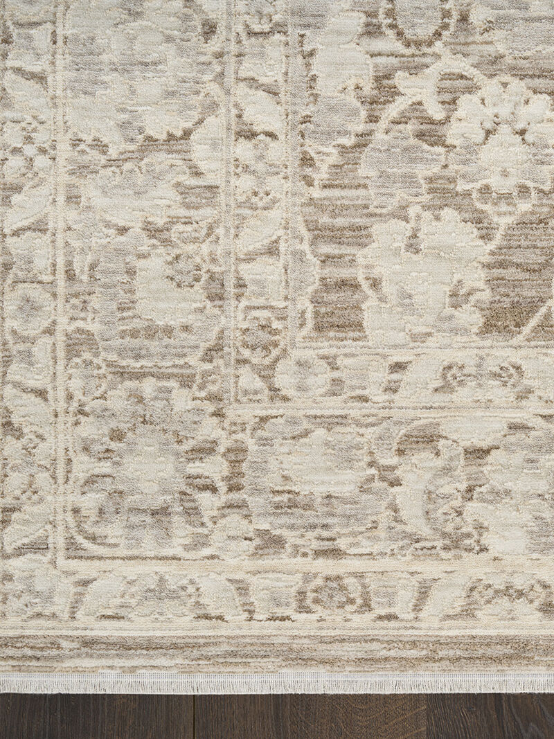 Shadows SHW03 Ivory/Mocha 6' x 9' Rug image number 2