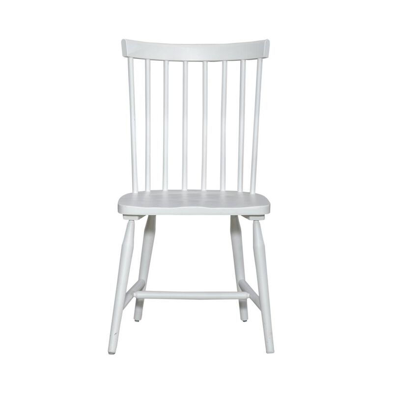 Liberty Furniture Spindle Back Side Chair (RTA) - Set of 2 Contemporary White image number 3