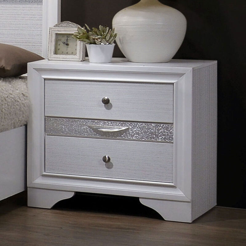 Streamdale Hidden Jewelry Drawer Nightstand Table