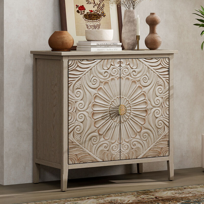 Hezint 2 Door Cabinet image number 1