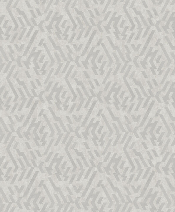 Kila Grey Geometric Wallpaper
