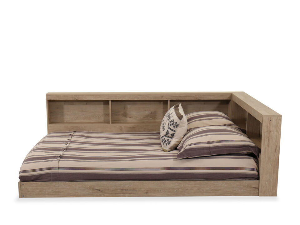 Oliah Bookcase Storage Bed