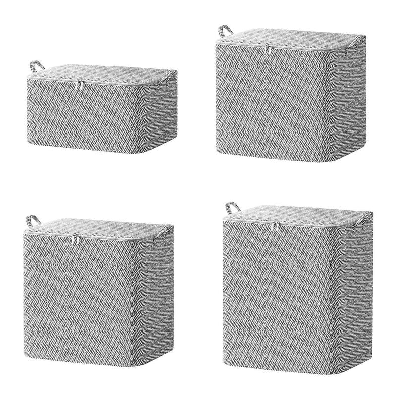 4 Pack Foldable Non Woven Storage