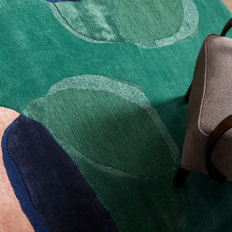 Layered Form Divya Alpine Green 12'X15' Rug image number 6