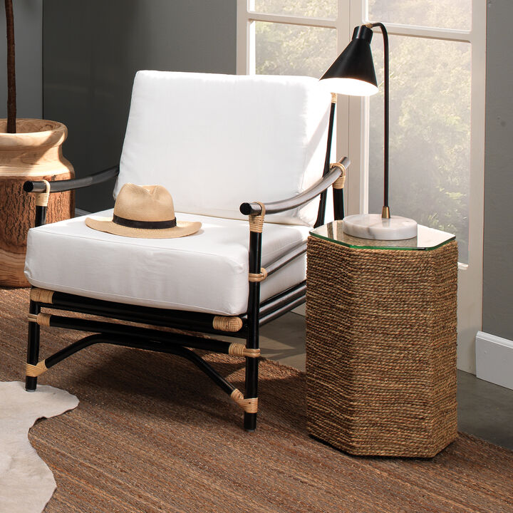 Peninsula Seagrass Side Table