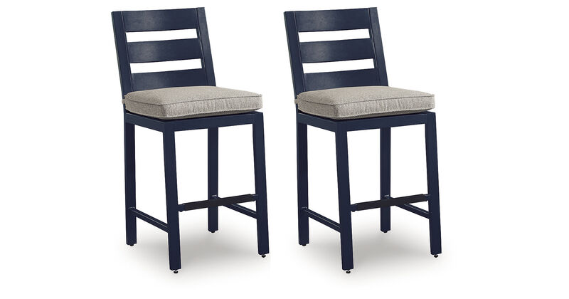 Mabry Shores Outdoor Counter Height Bar Stool (Set of 2) image number 0