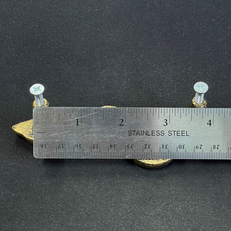 Set of 6 Cast Iron Snake Drawer Pulls, 6 Inch Antique Gold Cabinet Handles, Gothic Reptile Hardware for Custom Furniture, Nonstandard 3 5/8 Inch Hole Spacing, DIY Drilling Required image number 4